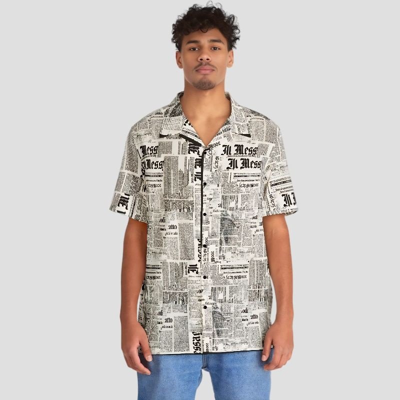 mens-shirts-news-print